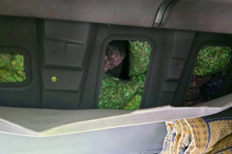 Tangier security announces quantity of hallucinogenic tablets seized inside international transport truck