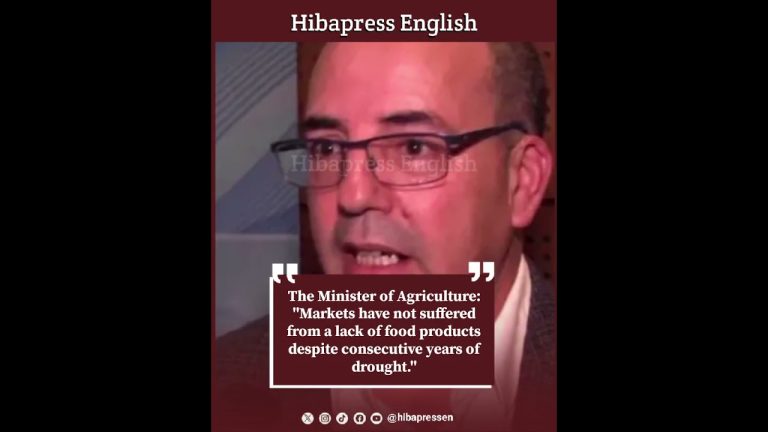 The Minister of Agriculture: "Markets have not suffered from a lack of food products