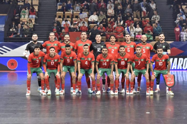 The Moroccan Futsal team is beaten by its French counterpart in a friendly match