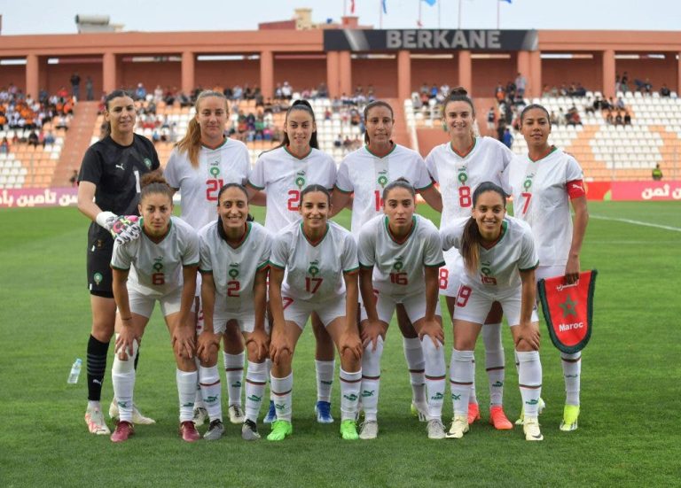 The Moroccan national team meets its opponents in the African Women's Cup