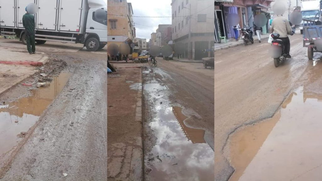 The streets of the city of Settat and the politics of endless potholes