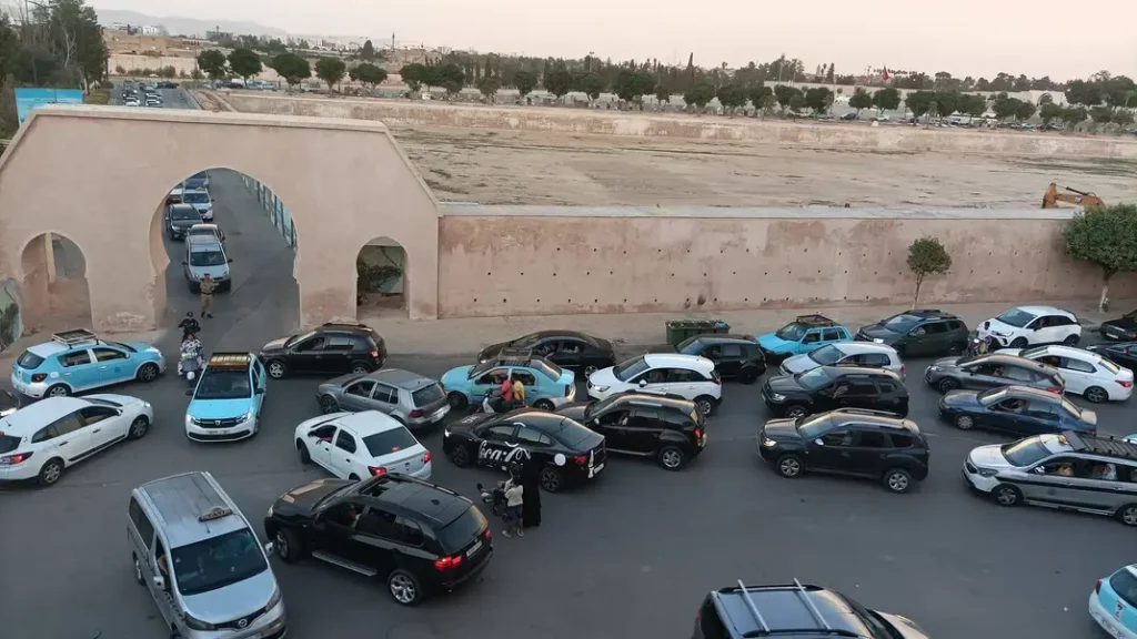 The traffic crisis worsens in Meknes: traffic obstruction and lack of security organization