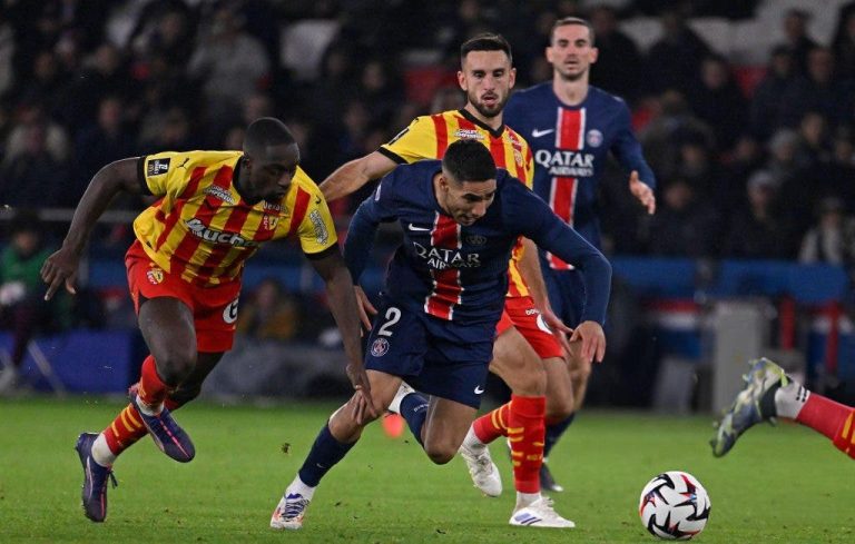 With the participation of Hakimi, Paris Saint-Germain beats Lance in “Ligue 1”