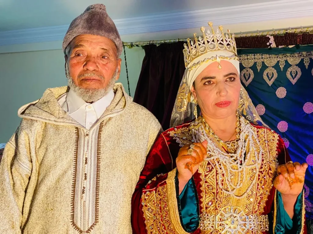 A humane wedding ceremony at the Guersif retirement home…a touch of love and solidarity (photos)