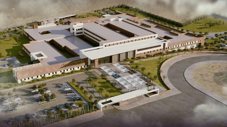 Construction work on the new Sidi Ifni hospital is at an advanced stage
