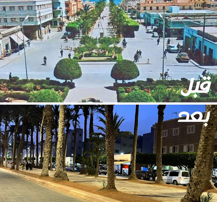 A historic street in the town of Nador turned into a sad spectacle in the total absence of those responsible
