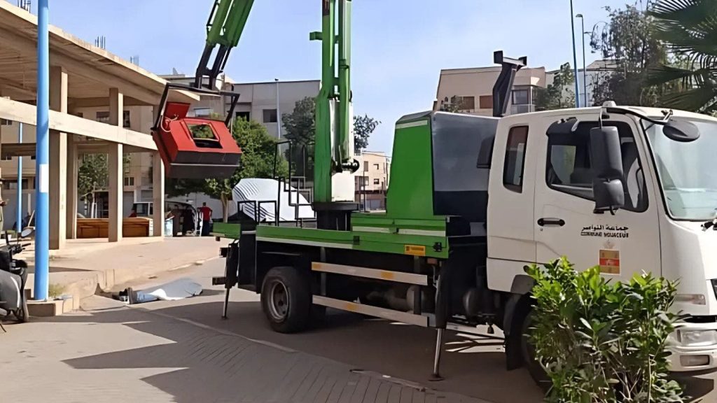 A horrible fall from a crane ends the life of an injured worker in Nouaceur (photo)