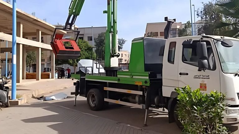 A horrible fall from a crane ends the life of an injured worker in Nouaceur (photo)