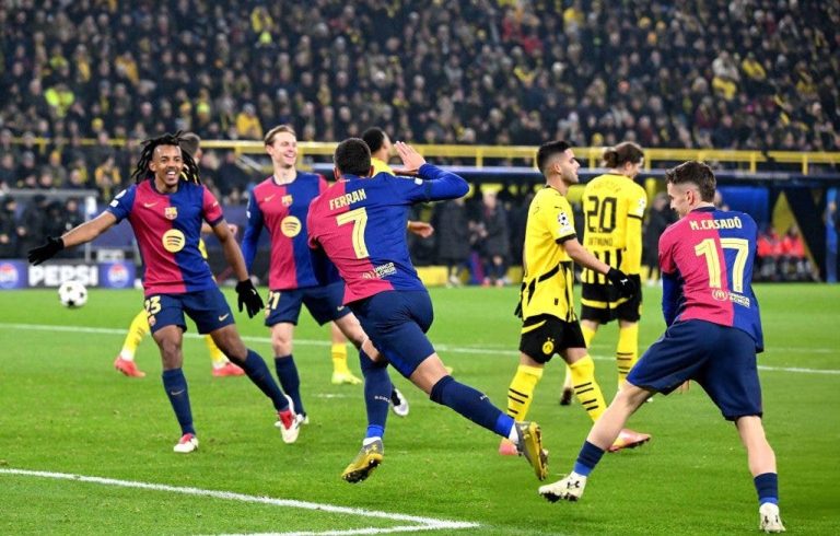 Barcelona defeated Dortmund in a fascinating match in the Champions League