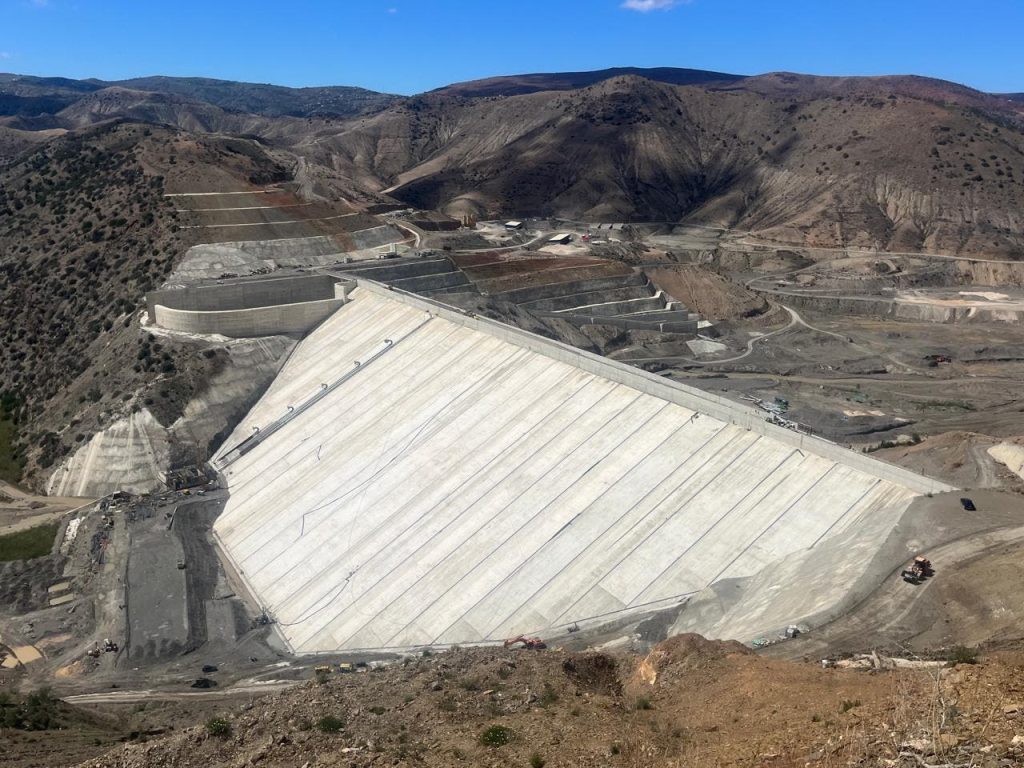 Construction work on the Ghais dam in Al Hoceima is nearing completion