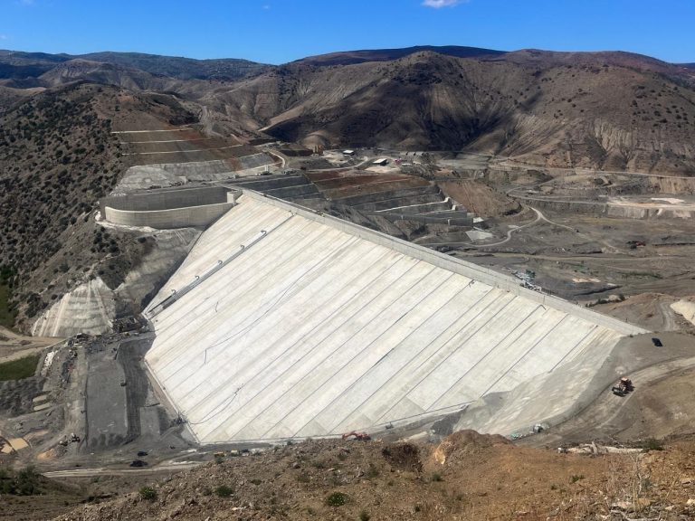 Construction work on the Ghais dam in Al Hoceima is nearing completion