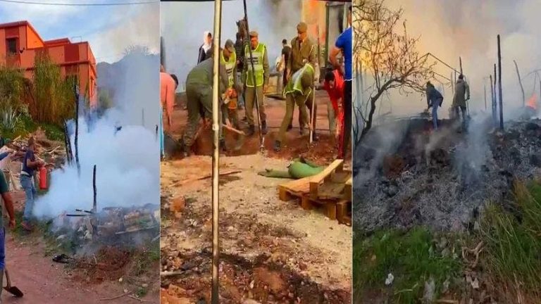 Devastating fire devours tents of people affected by Al Haouz earthquake, exposes shelter crisis