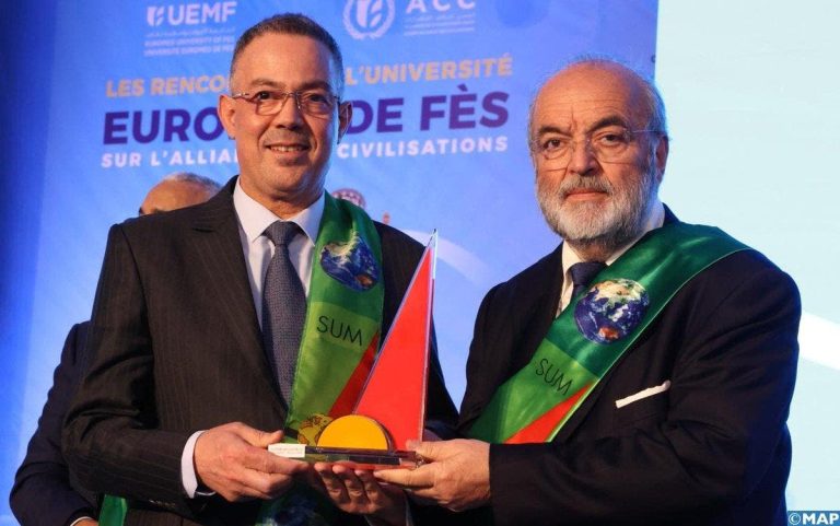 Fawzi Lekjaa won the 2024 Mediterranean Sea Prize