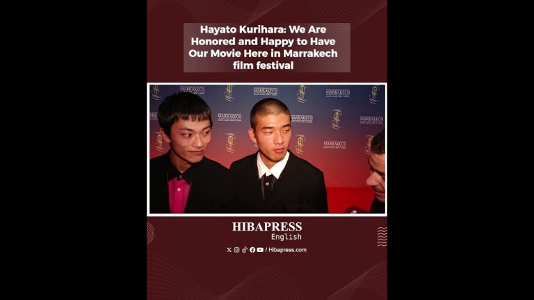 Hayato Kurihara: We Are Honored and Happy to Have Our Movie Here in Marrakech film festival