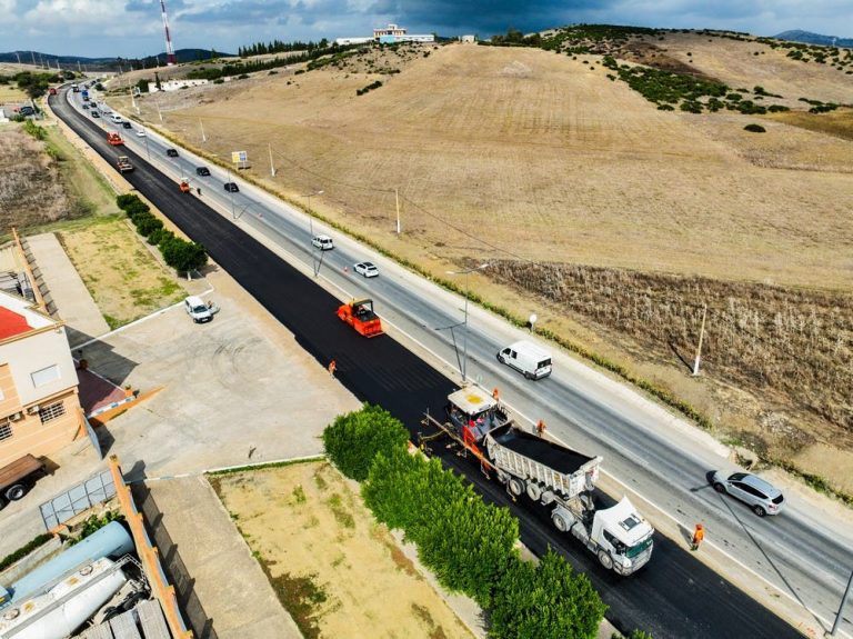 Intensive efforts to accelerate work to strengthen the Tangier-Tetouan national road