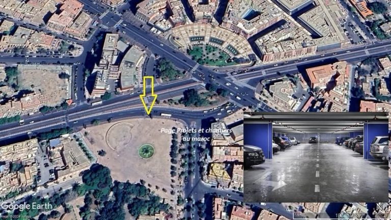 Intensive preparations for the construction of the first collective underground garage in Marrakech