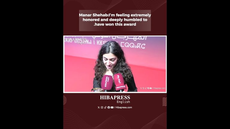 Manar Shehab:I’m feeling extremely honored and deeply humbled to have won this award.