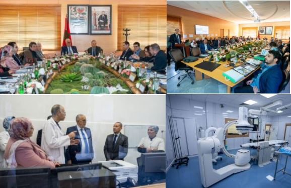  Tenue du conseil d'administration du centre hospitalier universitaire Hassan II de Fès et lancement des services du Centre de Cathétérisme Cardiaque à l’Hôpital Al Ghassani