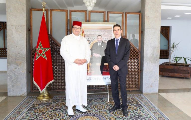 Minister of Transport and Logistics Abdessamad KAYOUH receives the Spanish Ambassador to Morocco