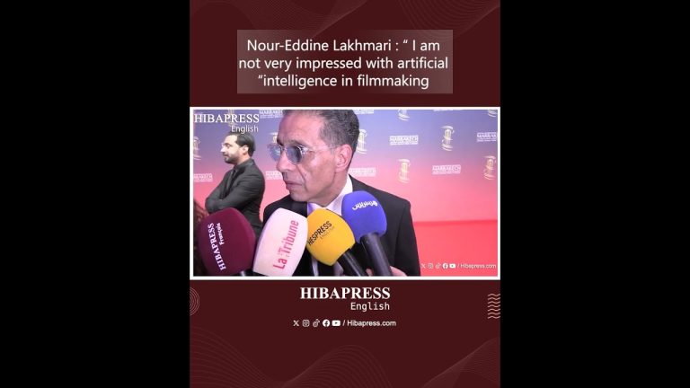 Nour-Eddine Lakhmari : “ I am not very impressed with artificial intelligence in filmmaking.”