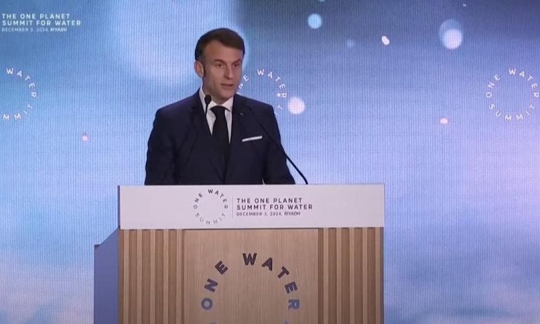 Riyadh Summit... French President welcomes Morocco's efforts in the field of water management