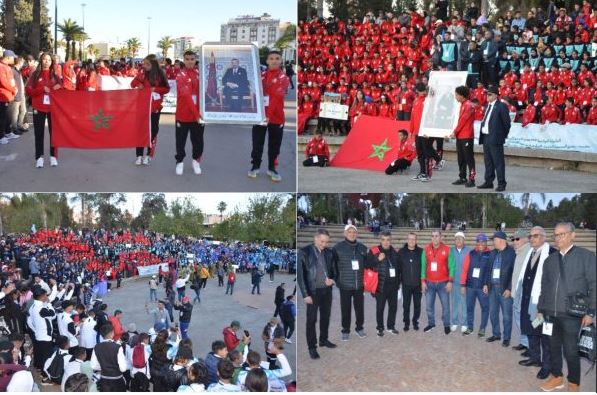 Le sport scolaire fait bouger la capitale ismaélienne avec un grand carnaval pour commémorer la Marche Verte et la Fête de l'Indépendance