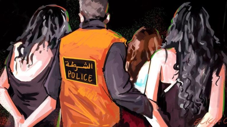 Search in a house intended for prostitution and drug consumption in Marrakech
