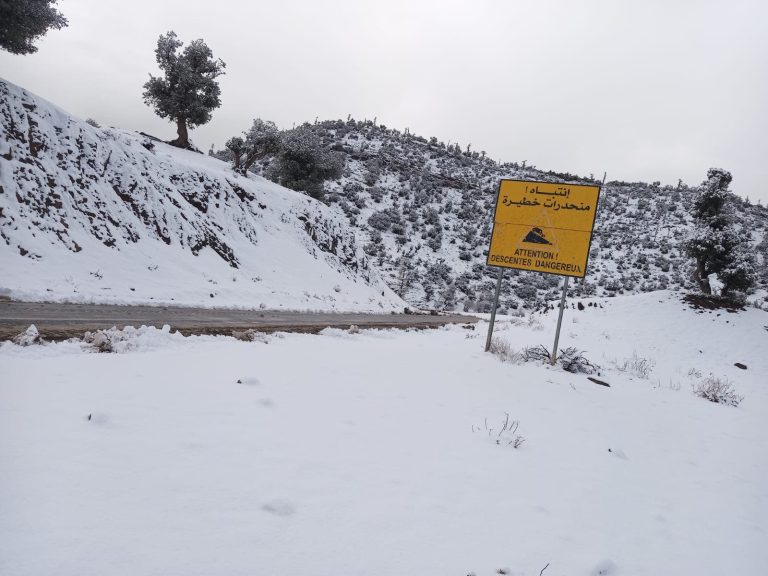 Snow disrupts traffic in several provinces, and the Ministry of Equipment intervenes