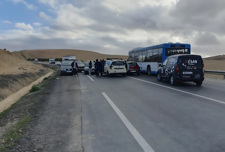 Taza.. Student protests against transport lead to arrests and traffic paralysis