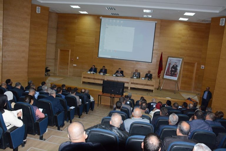 The Eastern Governor listens to elected officials from the communities of Oujda Angad