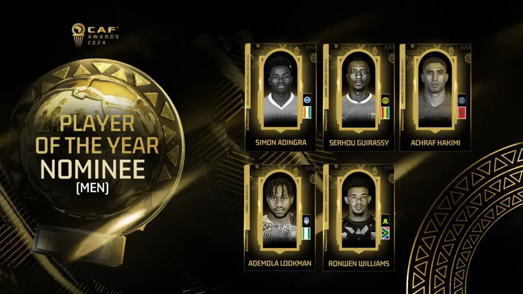The caf awards start tomorrow in Marrakech: Player of the Year, statistics and results
