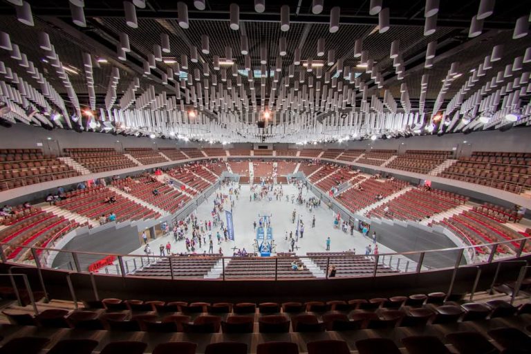 The largest of its kind.. A Moroccan company completes the “Rabat Arena” hall project