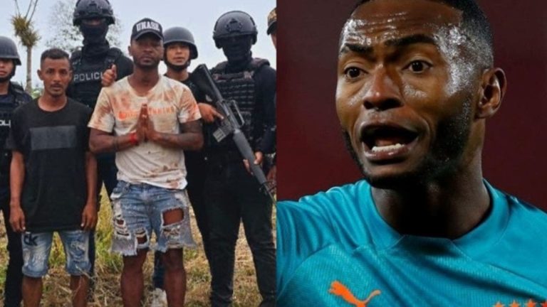 The moment the Ecuadorian national team player was freed from his captors (video)