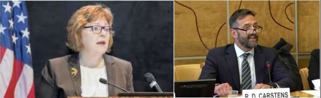 Urgent! aujourd'hui à 18H30, La secrétaire d'État adjointe américaine aux Affaires du Proche-Orient Barbara A. Leaf et l'envoyé spécial du président pour les affaires des otages Roger D. Carstens donneront une conférence de presse virtuelle sur la Syrie. Voici comment y participer