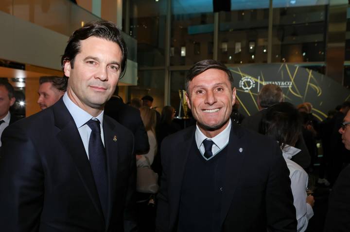 FIFA Legends Santiago Solari and Javier Zanetti