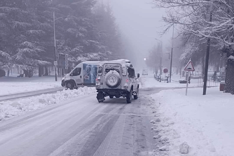 A report on snowfall and interventions in the province of Ifrane