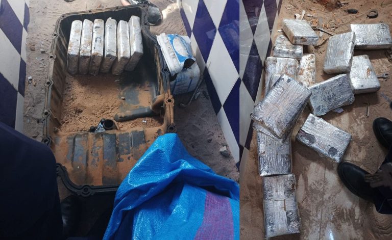 Abortion of an attempt to smuggle cocaine and drugs at the Guerguerat border post