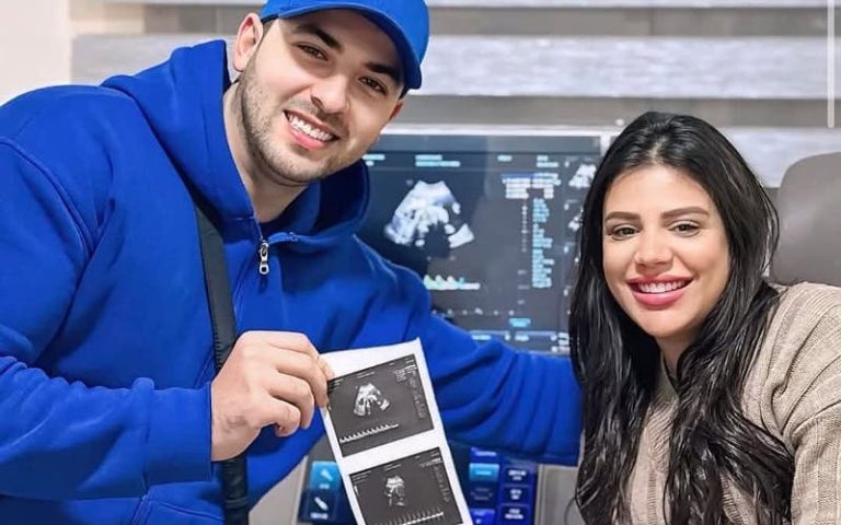 Artist Fatima Zahraa Lahrche is expecting her first child