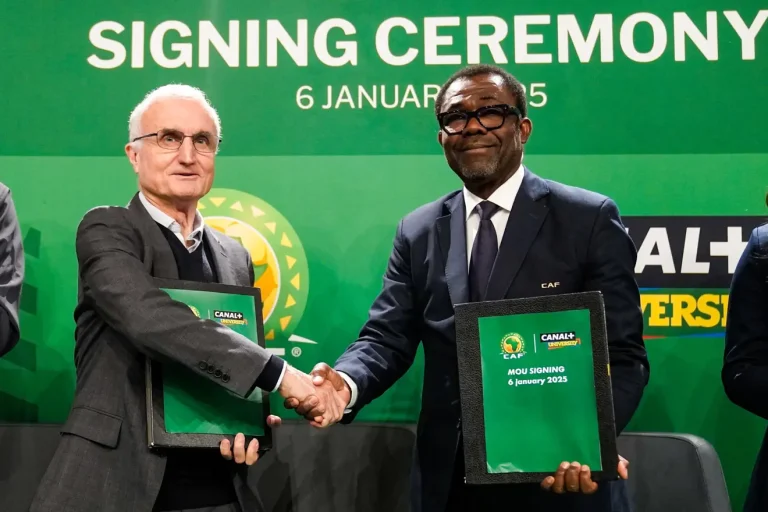 CAF and CANAL+ INTERNATIONAL sign a partnership aimed at discovering future young reporters as part of the CAF African School Football Championship program