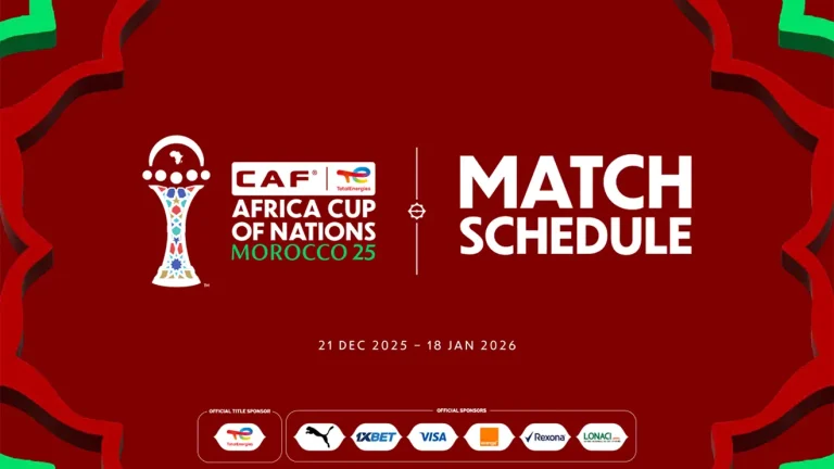 CAF has just announced the CAN Morocco 2025 matches calendar