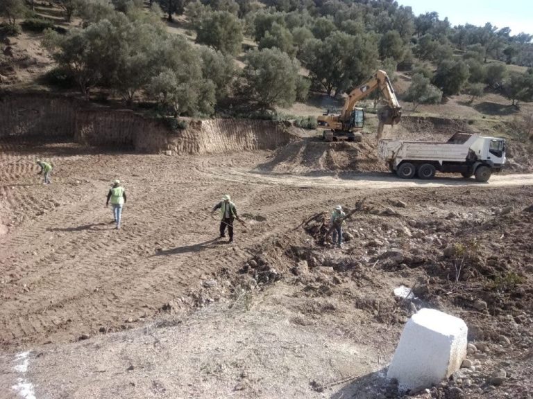 Construction work begins on the Hamdallah dam in Sidi Kacem