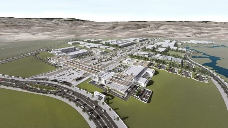 Construction work on the Al Hoceima university complex is reaching its final phase