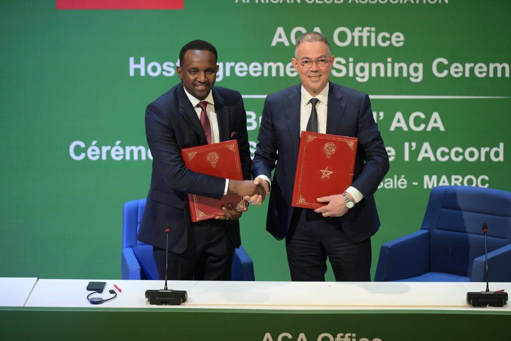 Geagea signs a memorandum of understanding to create the headquarters of the African Clubs Association in Morocco (photos)