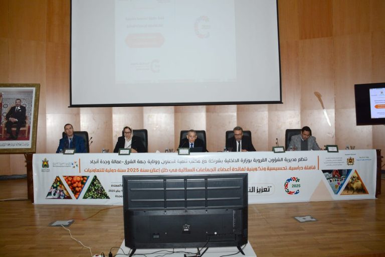 Oujda.. Launch of the first session of the convoy to strengthen the capacities of ethnic groups in the Eastern region