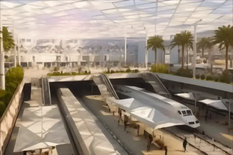 Rabat.. Construction work on the new station in the Riad district is progressing