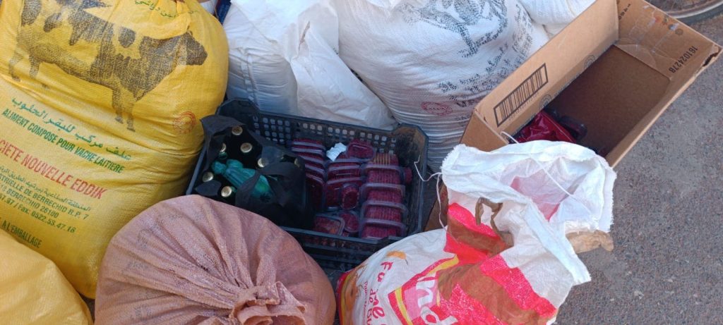 Seizure of a large quantity of contraband materials in Sidi Bennour