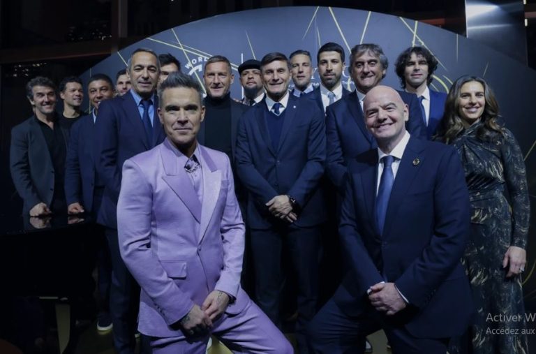 The launch of the FIFA Club World Cup 2025™ Trophy Tour in Manhattan, New York