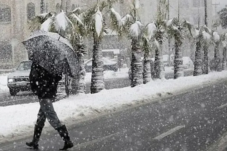 Warning notice: strong winds and snowfall in these areas