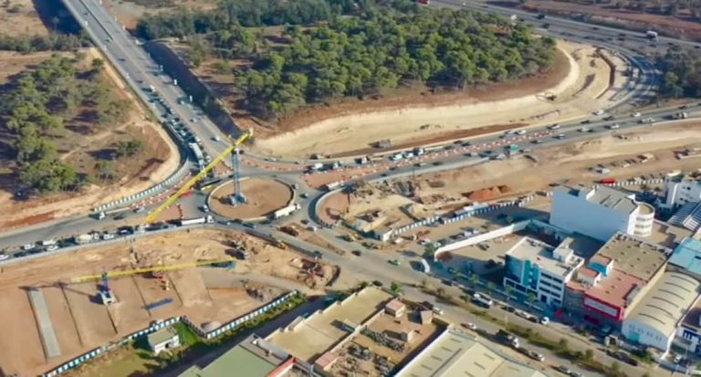 Work is progressing to prepare the highway between Mohammedia and Casablanca