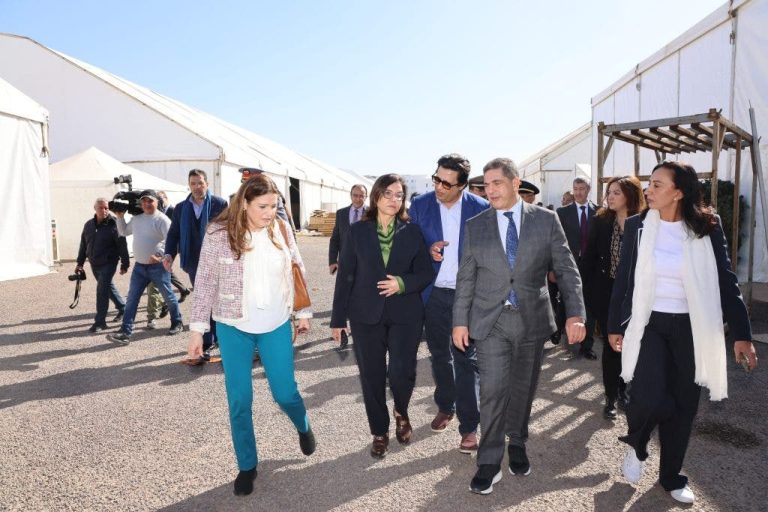 Zakia Driouch visits the Salon Aliotis site in Agadir to see the progress of preparations “Video”